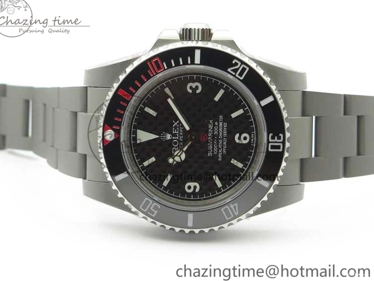 Bracelet Rough Dial The Best Sandblast SS GMF Edition Matt on Carbon SA3130 SS Carbon 0303